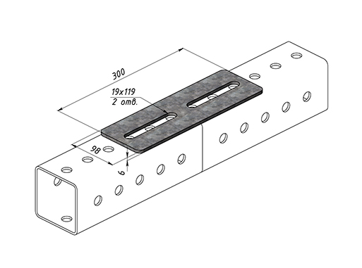  Соединитель МТД-П-2-Н